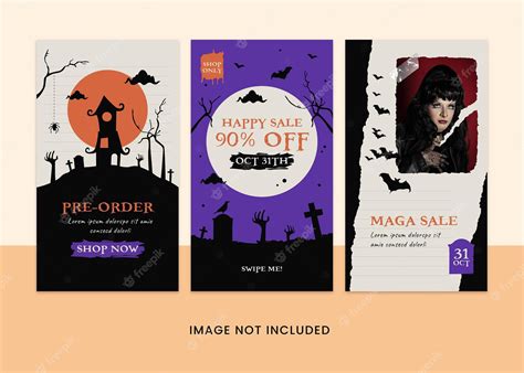 Halloween Instagram Story Templates Creativity