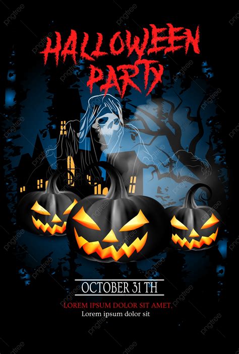 Halloween Party Flyer Template