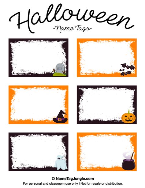 Halloween template resources