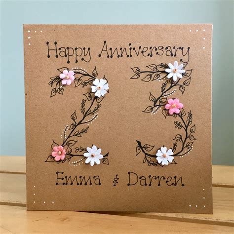 Handmade Anniversary Cards