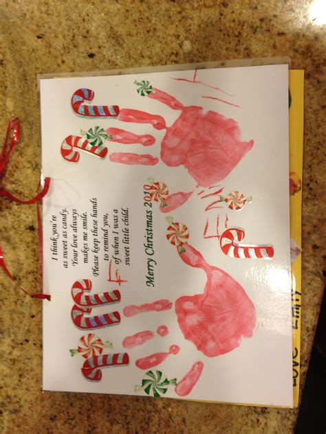 Handprint poem ideas for Christmas