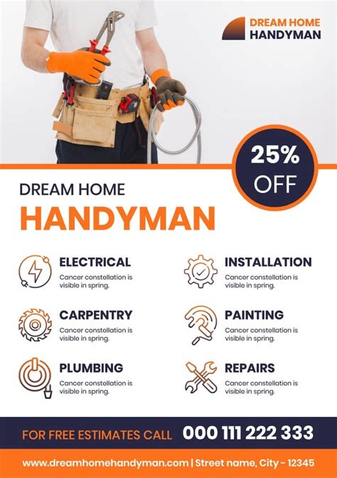 Handyman Flyer Templates