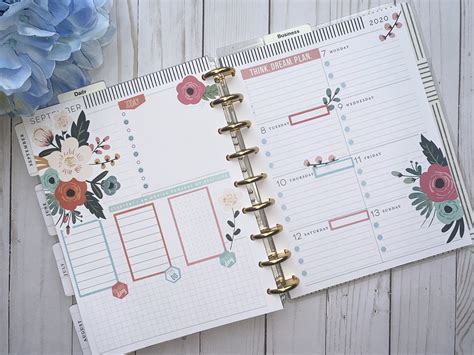 Happy Planner Dashboard Designs