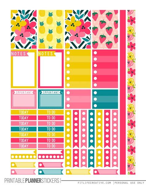 Fun Happy Planner Stickers