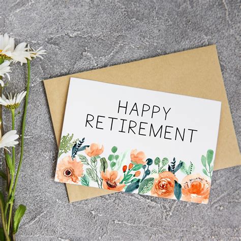 Happy Retirement Card Printables