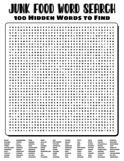 Benefits of Hard Word Search Printables