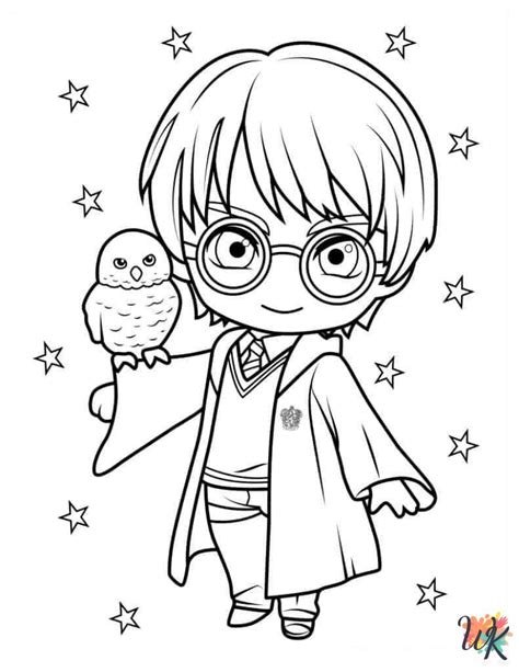 Harry Potter coloring pages for kids and adults