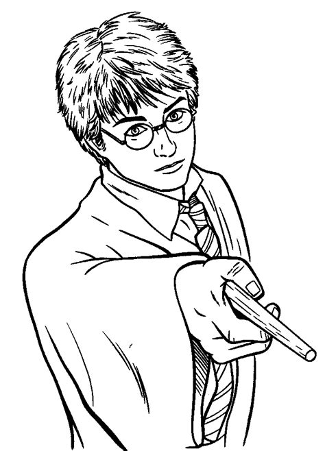 Harry Potter coloring pages for kids