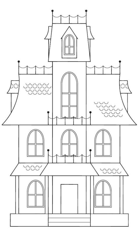 Haunted house designs template image