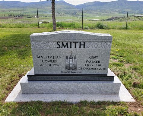 Example of a headstone