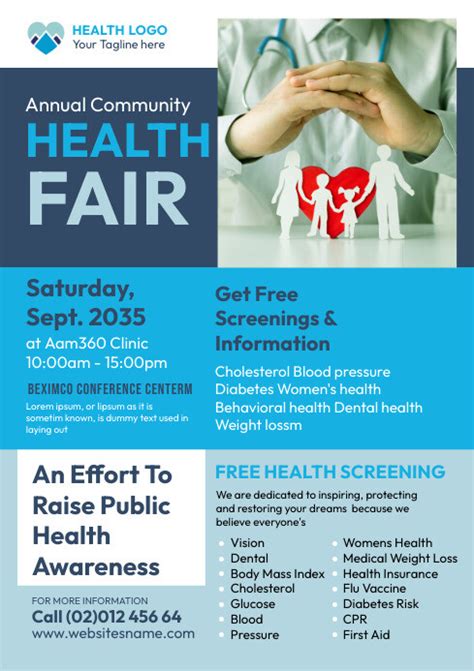 Health Fair Flyer Templates