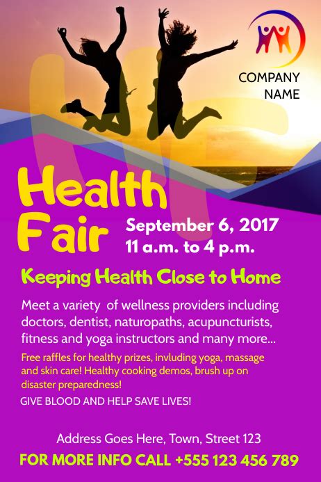 Health Fair Flyer Template 2