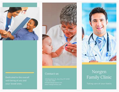 Healthcare brochure template