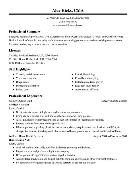 Healthcare Resume Template