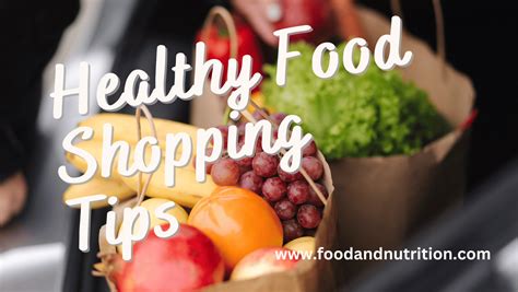 Healthy Shopping Tips