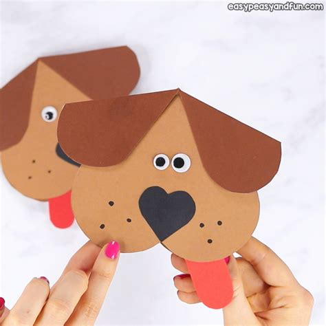 Heart Dog Craft Template Ideas