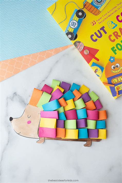 Hedgehog craft supplies