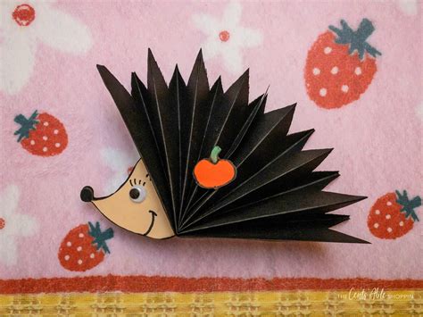 Hedgehog paper crafts