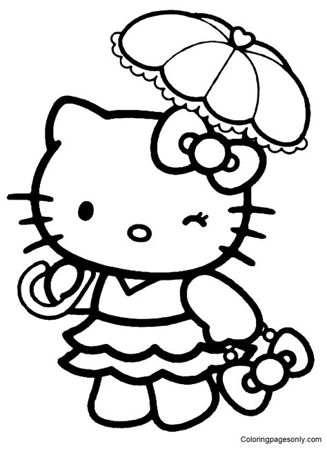 Hello Kitty coloring pages benefits