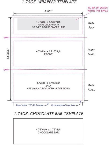 Hershey Bar Templates