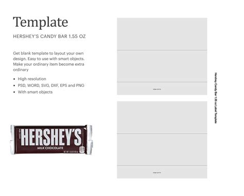 Hershey Bar Templates