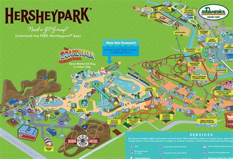 Hersheypark Map Overview