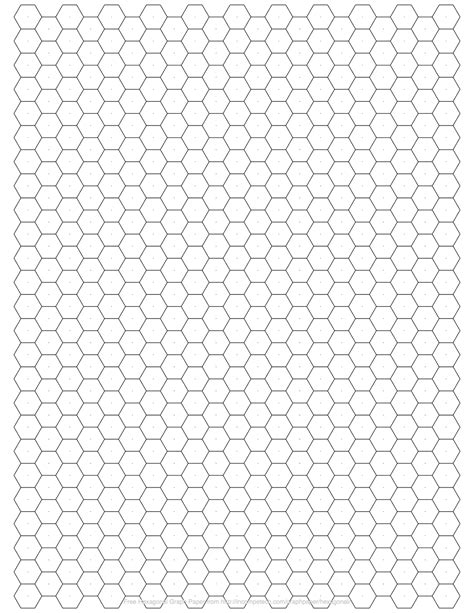 Hex Grid Printable Template Example