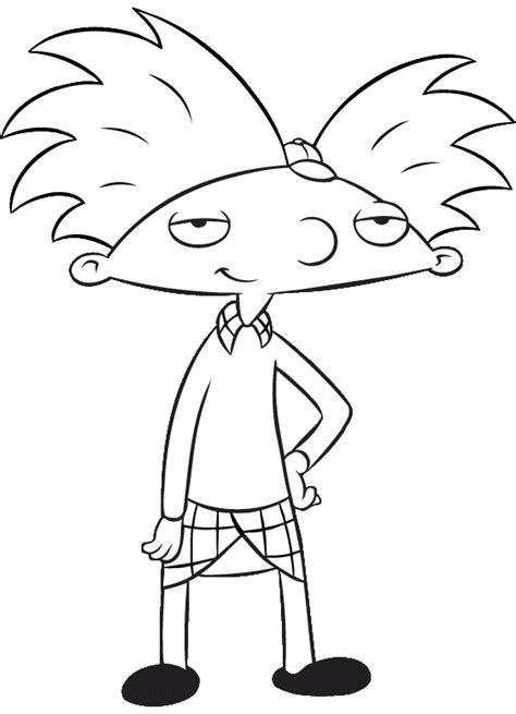 Hey Arnold Coloring Pages