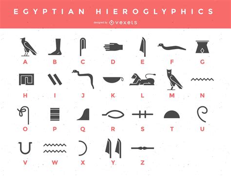 Hieroglyphic Alphabet Symbol