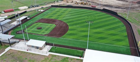 High school baseball field