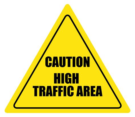 High-traffic areas