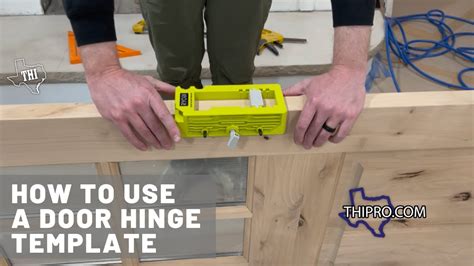 Description of Uses for Hinge Templates