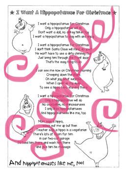 Hippopotamus lyrics print 6