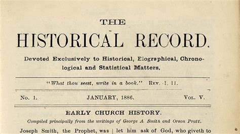 Description of Historical Record