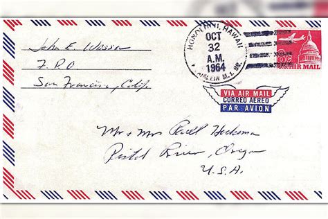 history of postmarked mail