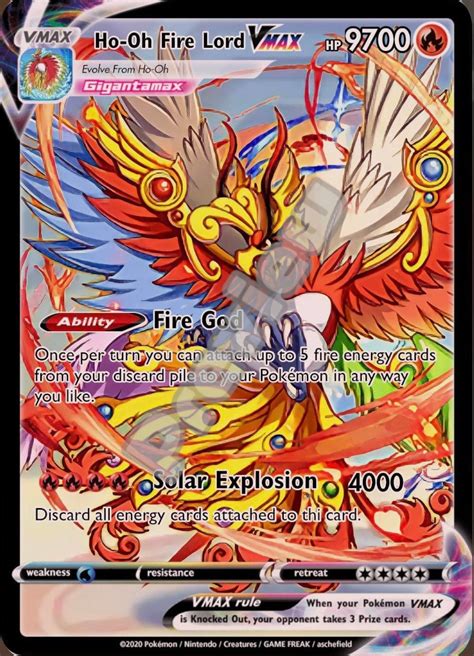 Ho-Oh Custom Card Template