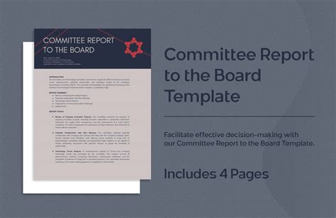 HOA Committee Reports Template