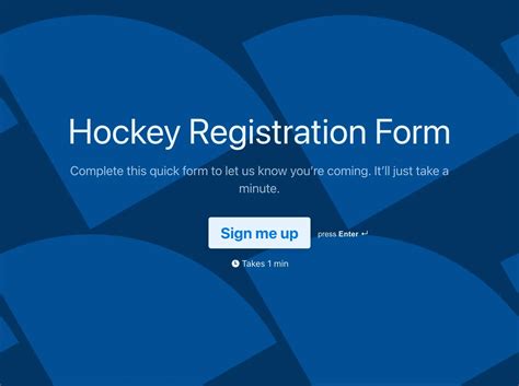 Hockey Registration