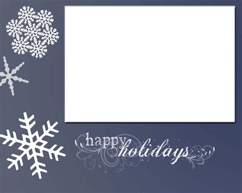 Holiday card templates