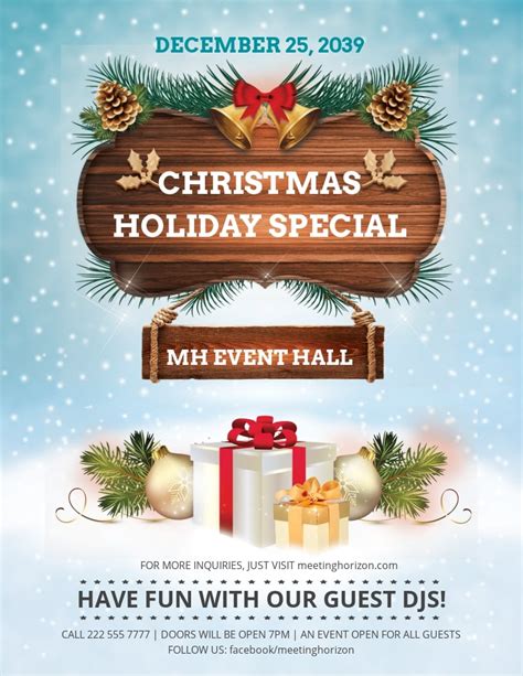 Holiday Flyer Template 5