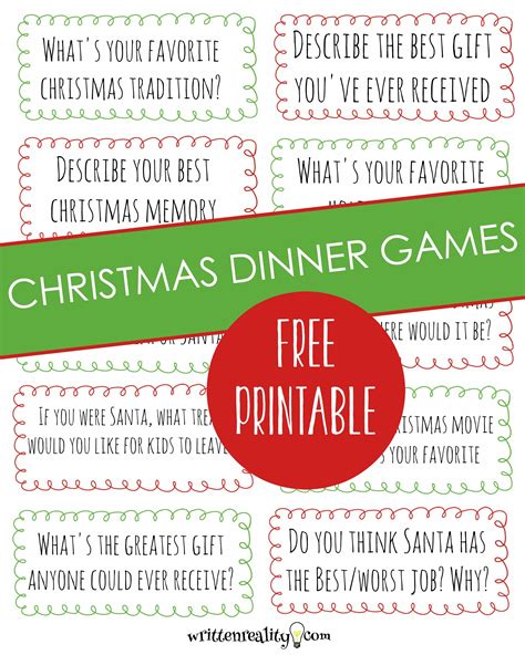 Holiday Lunch Games