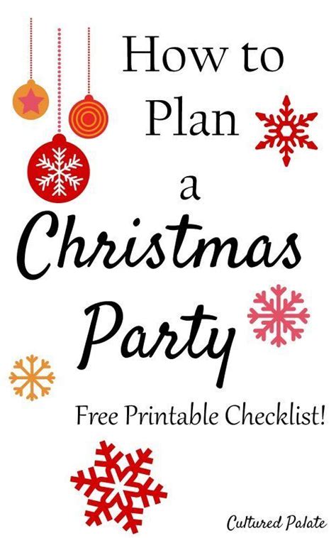 Holiday Party Planning Tips