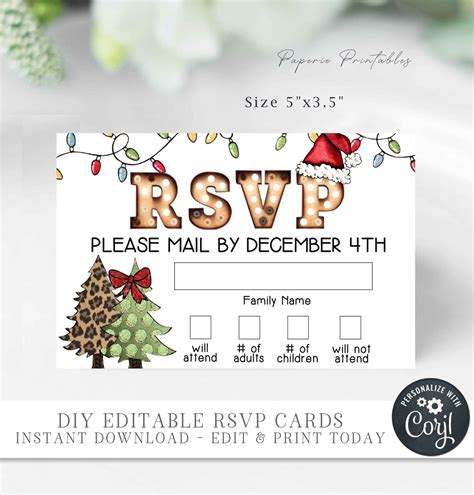 Holiday Party RSVP