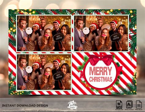 Holiday Photo Booth Templates