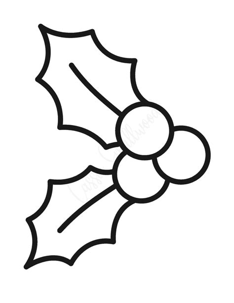 Description of Holly Leaf Templates for Papercraft