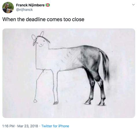 Horse drawing meme example 5