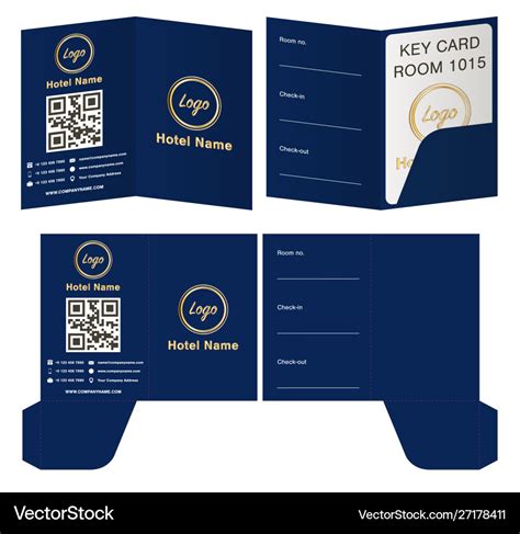 Hotel Key Card Holder Template Ideas