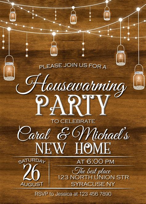 House Party Invitation Ideas