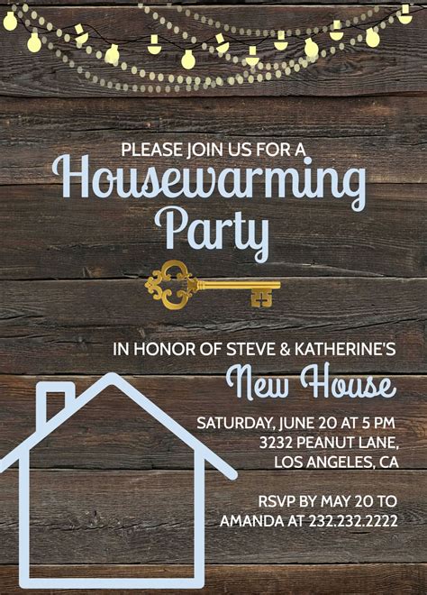 Housewarming Invitation Ideas for Friends