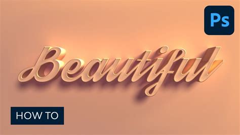 How to Create 3D Text Effects Using Photoshop Templates